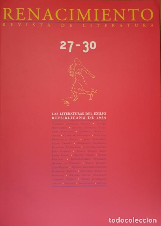 Libros de segunda mano: RENACIMIENTO. REVISTA DE LITERATURA 27 - 30. -