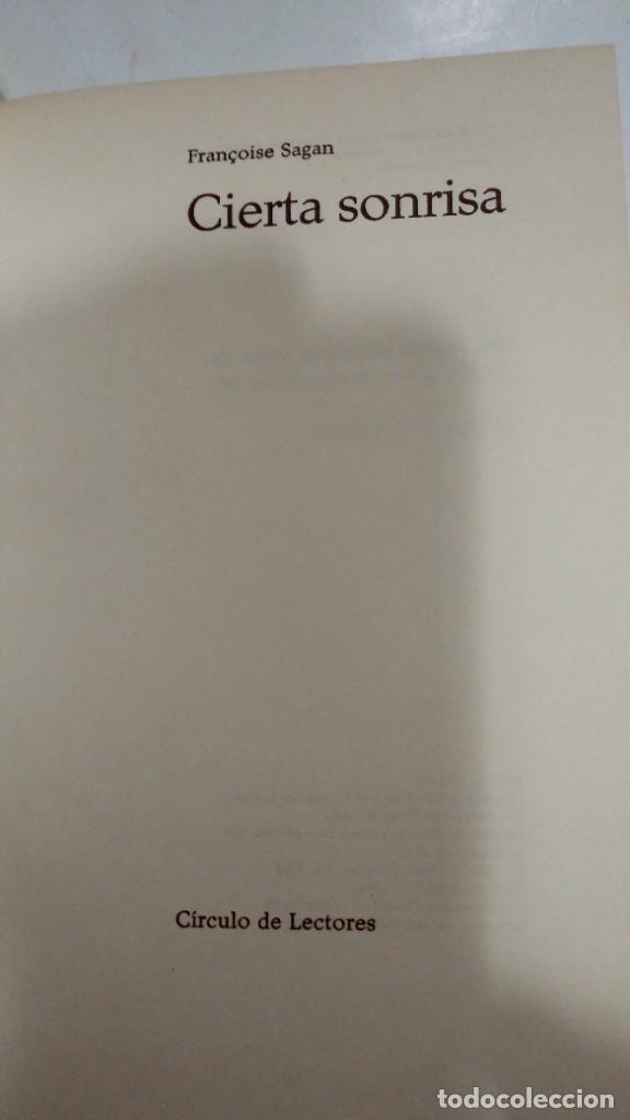 Libros de segunda mano: Cierta sonrisa Francoise Sagan - Foto 2