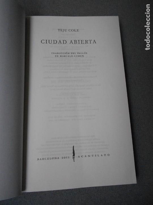Libros de segunda mano: CIUDAD ABIERTA - Foto 3