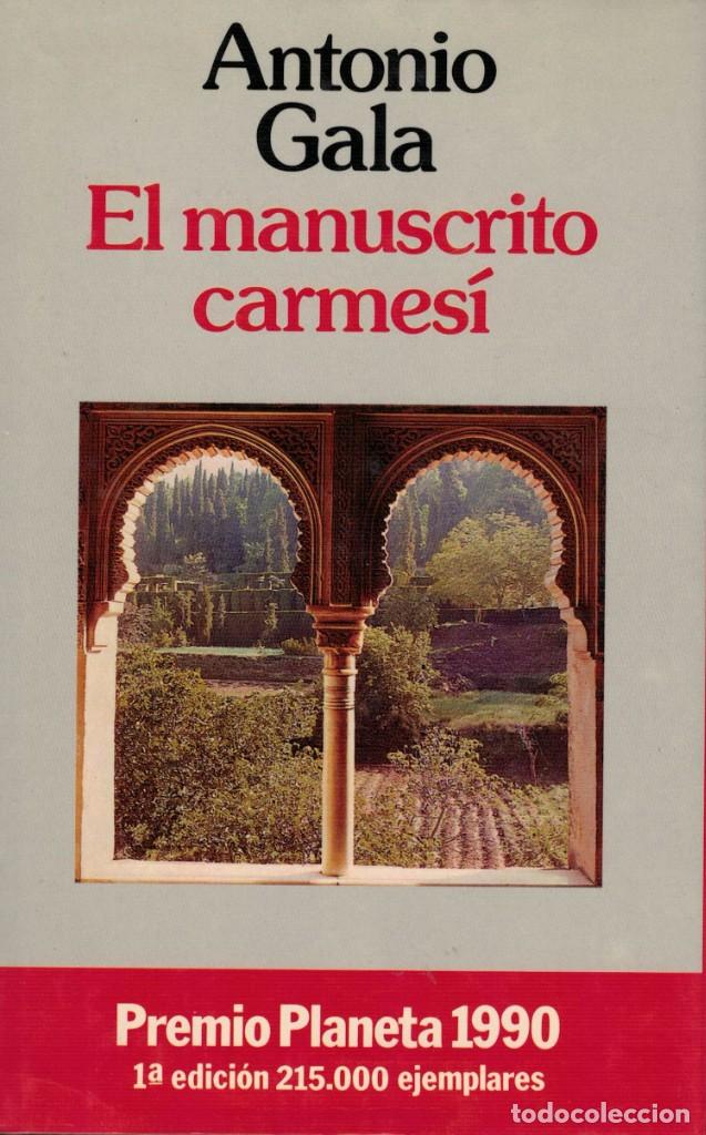 Libros de segunda mano: Antonio Gala, El manuscrito carmes&iacute; - Foto 1