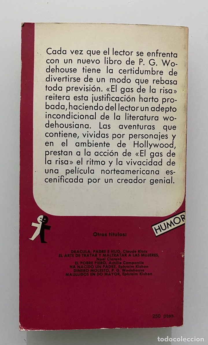 Libros de segunda mano: El gas de la risa - WODEHOUSE, P.G. - Foto 2