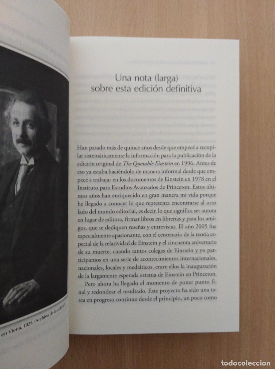 Libros de segunda mano: ALBERT EINSTEIN. EL LIBRO DEFINITIVO DE CITAS. Ed. de Alice Calaprice - Foto 9
