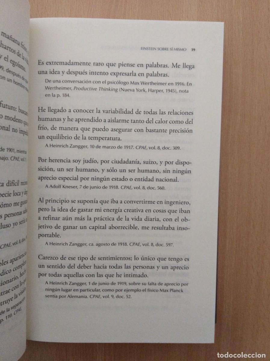 Libros de segunda mano: ALBERT EINSTEIN. EL LIBRO DEFINITIVO DE CITAS. Ed. de Alice Calaprice - Foto 12