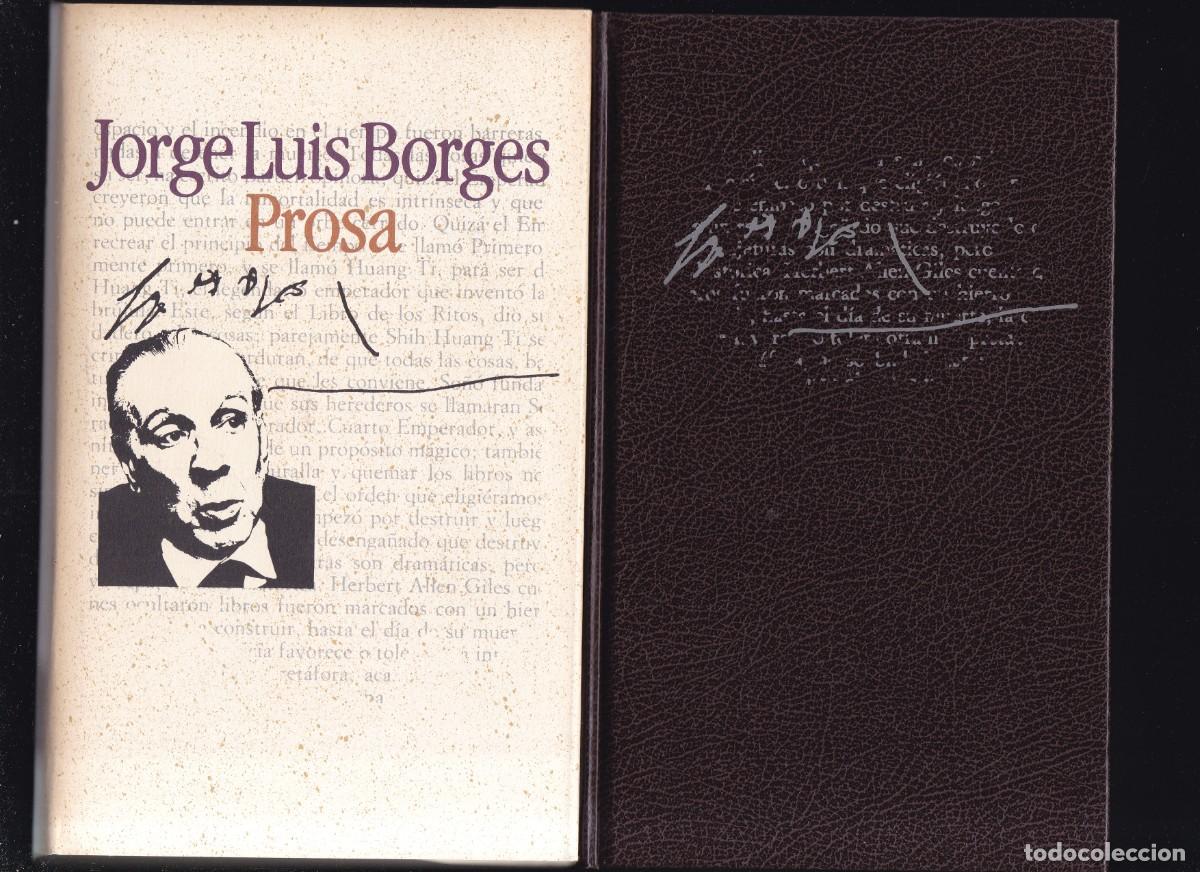 Libros de segunda mano: JORGE LUIS BORGES - PROSA - CIRCULO LECTORES 1986 - Foto 1