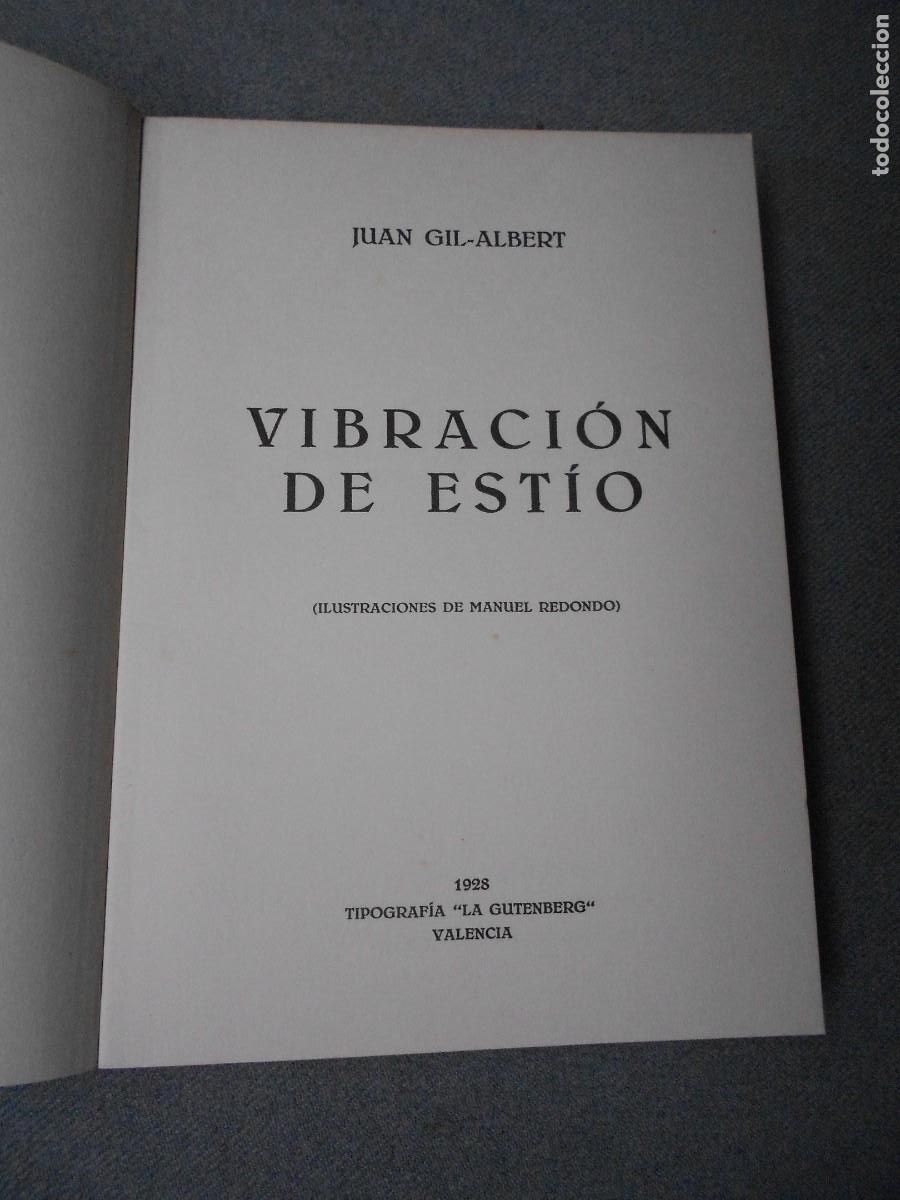 Libros de segunda mano: VIBRACION DE ESTIO - Foto 2