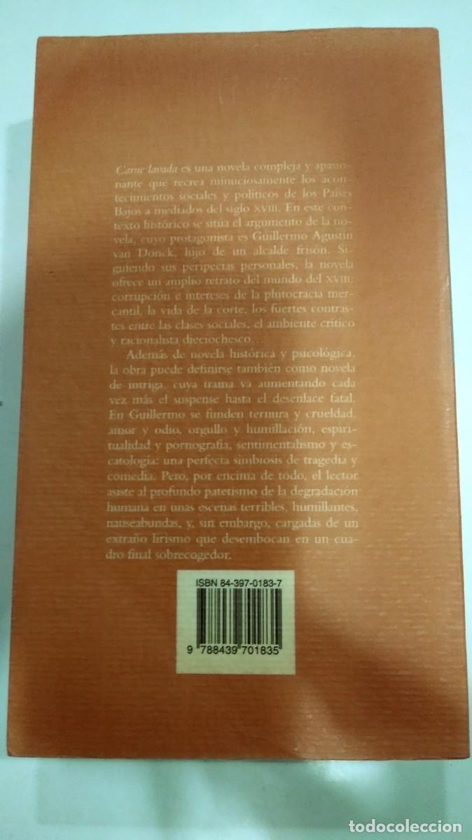 Libros de segunda mano: Carne lavada Thomas Rosenboom - Foto 2