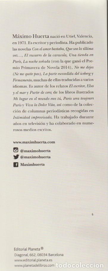 Libros de segunda mano: Adi&oacute;s, peque&ntilde;o / M&aacute;ximo Huerta - Foto 4