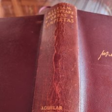 Libros de segunda mano: WILLIAM SHAPESKEARE OBRAS COMPLETAS AGUILAR 11 EDICION 1961. Lote 366207336