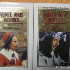 Libros de segunda mano: VEINTE AÑOS DESPUES - ALEJANDRO DUMAS - 2 TOMOS. Lote 366265436