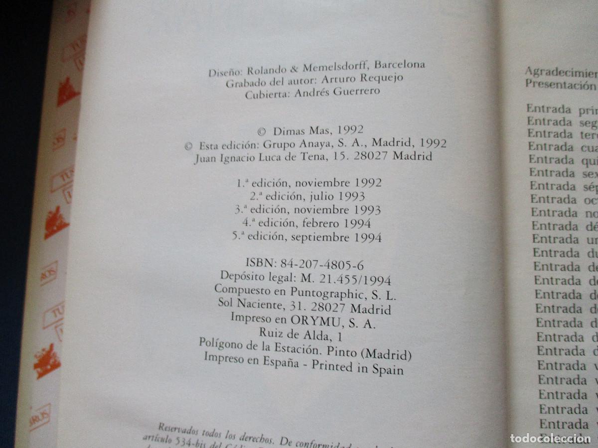 Libros de segunda mano: EL TESORO DE FERM&Iacute;N MINAR &middot; DIMAS MAS 1994 - Foto 4