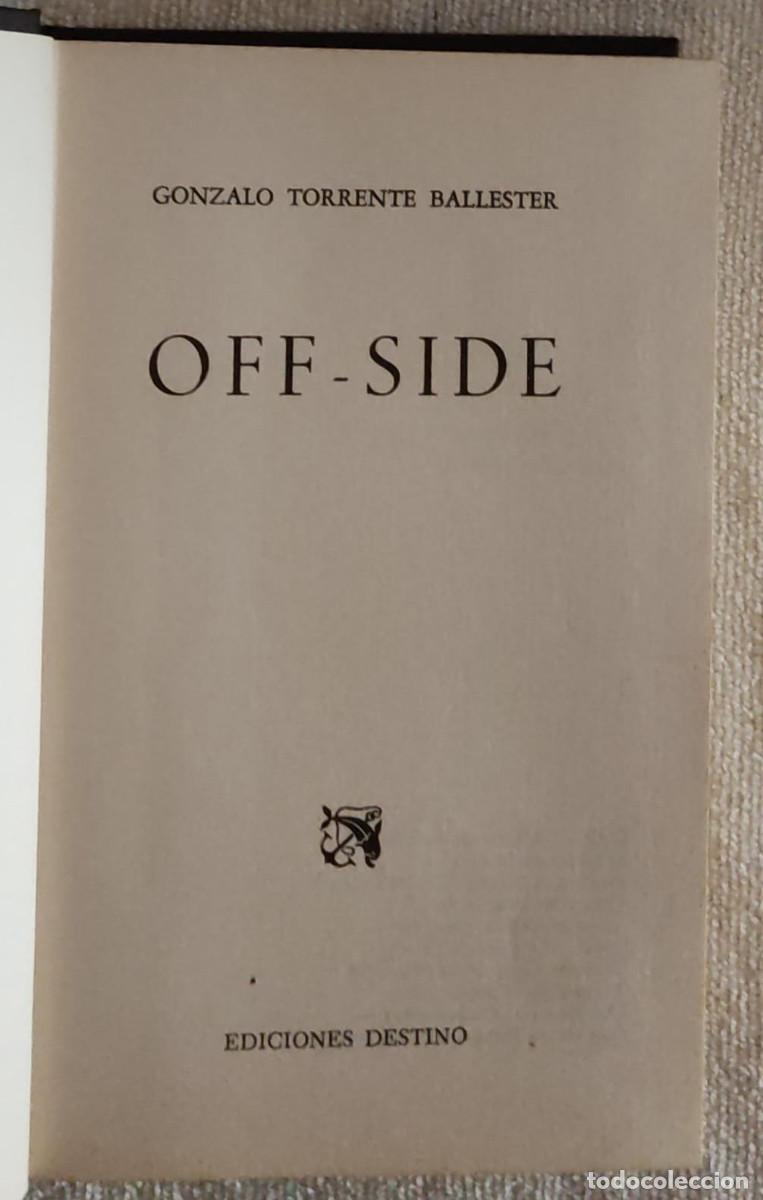 Libros de segunda mano: OFF-SIDE. - Foto 4