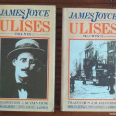Libros de segunda mano: JAMES JOYCE. ULISES. I Y II. ED. BRUGUERA. NARRATIVA. IRLANDA.. Lote 366625516