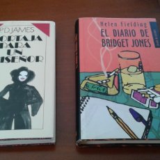 Libros de segunda mano: MORTAJA PARA UN RUISEÑOR / EL DIARIO DE BRIDGET JONES. Lote 366803461