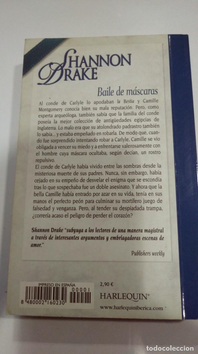 Libros de segunda mano: Baile de m&aacute;scaras Shannon Drake - Foto 2