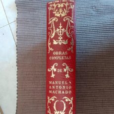 Libros de segunda mano: MANUEL Y ANTONIO MACHADO. OBRAS COMPLETAS. BIBLIOTECA NUEVA 1978.. Lote 367621329