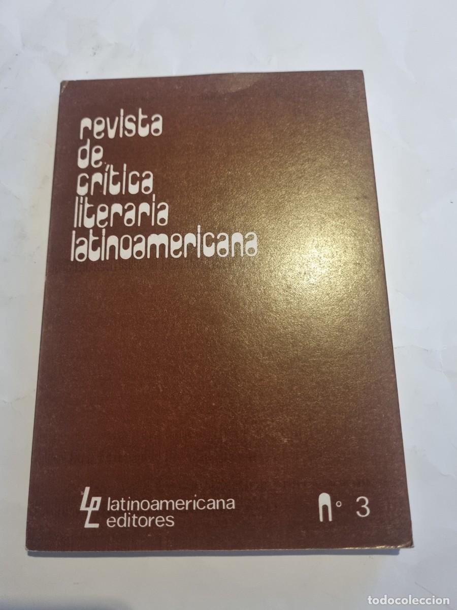 Libri di seconda mano: REVISTA DE CRITICA LITERARIA LATINOAMERICANA. ANTONIO CORNEJO. ED:LATINOAMERICANA.