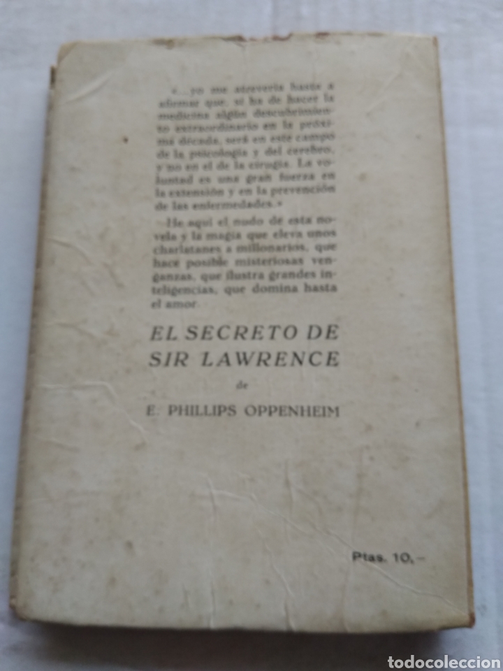 Libros de segunda mano: EL SECRETO DE SIR LAWRENCE/E. PHILLIPS OP - Foto 3