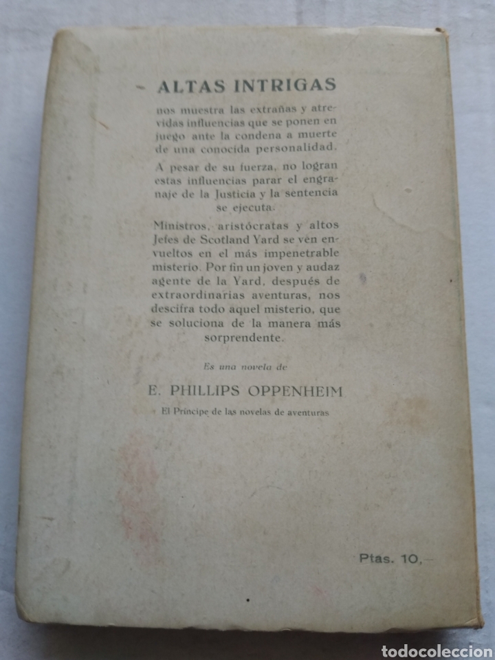 Libros de segunda mano: ALTAS ENTREGAS/E. PHILLIPS OPPENHEIM - Foto 3