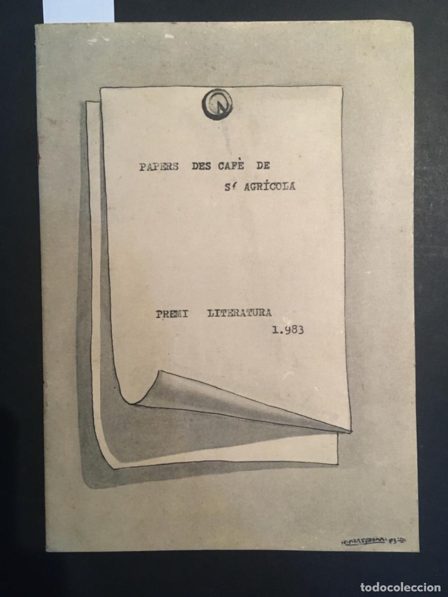 Libros de segunda mano: SOBRETOT, JAUME CAPO FRAU I SANT BIL.LE, PAPERS DES CAFE DE S&acute;AGRICOLA, MANACOR, MALLORCA