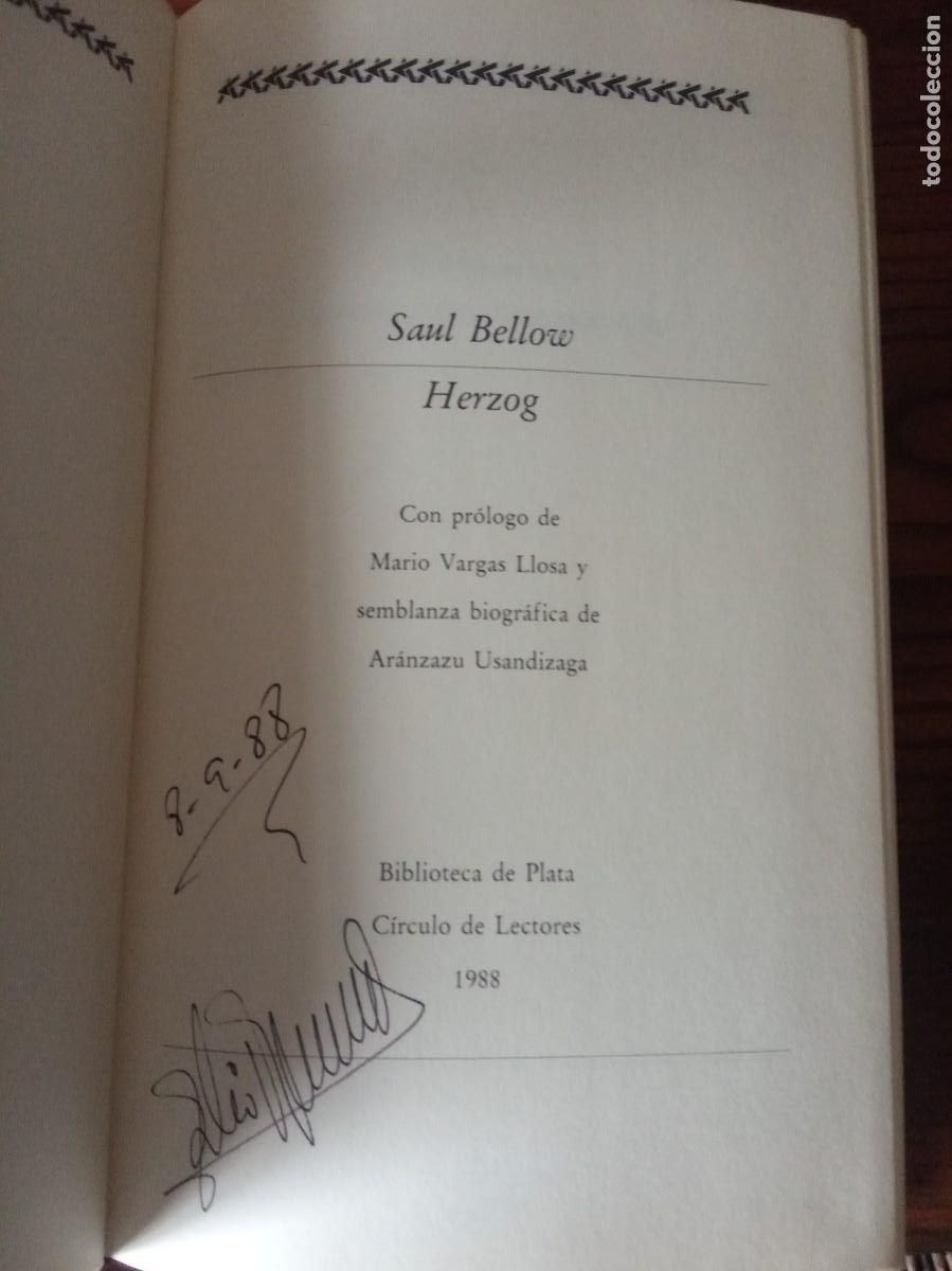 Libros de segunda mano: Herzog.- Saul Bellow. - Foto 3