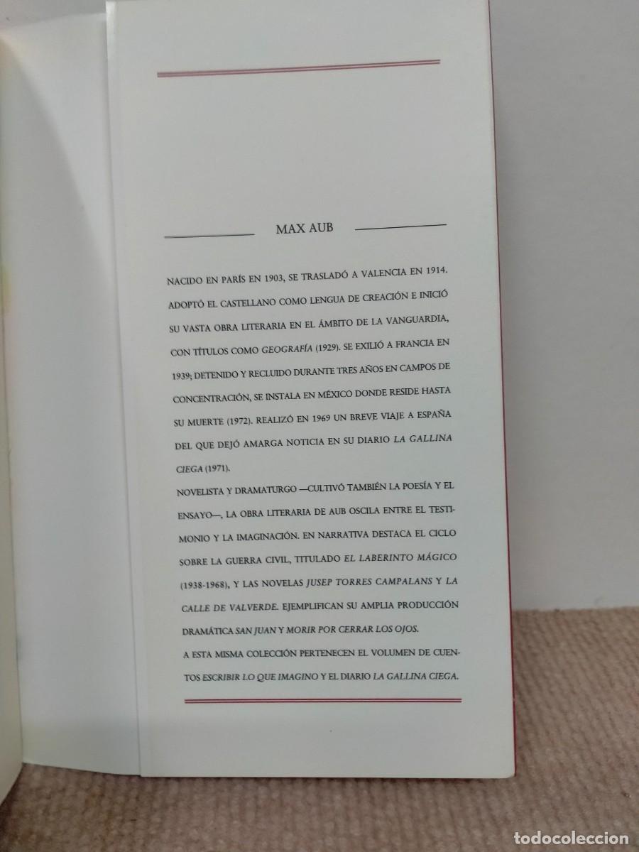 Libros de segunda mano: LIBRO DE MAX AUB - Foto 2
