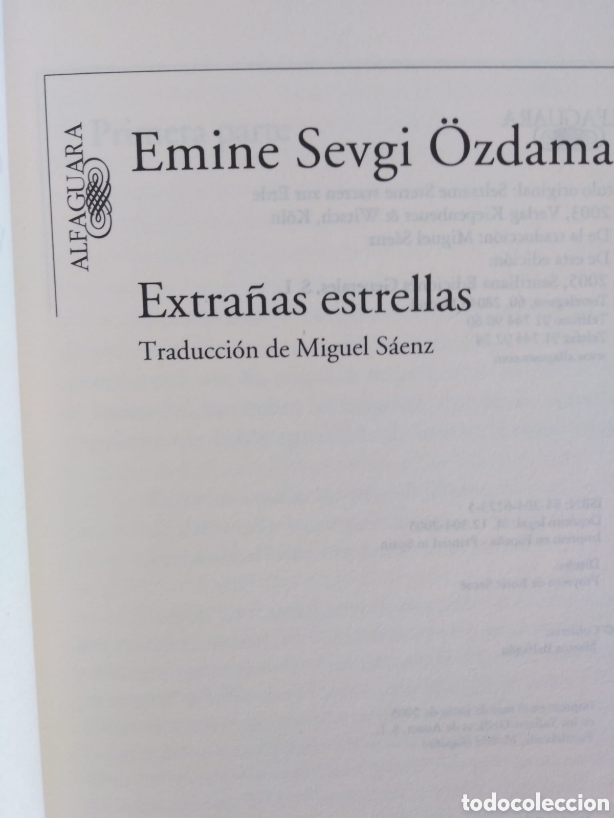 Libros de segunda mano: Extra&ntilde;as estrellas / Emine SEVGI OZDAMAR - Foto 2