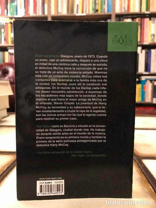Libros de segunda mano: Enero sangriento. Alan Parks. - Foto 2