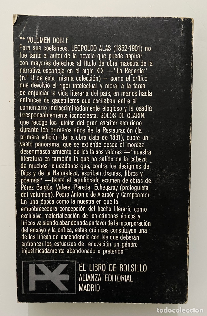 Libros de segunda mano: Solos de Clar&iacute;n - CLAR&Iacute;N, Leopoldo Alas - Foto 2