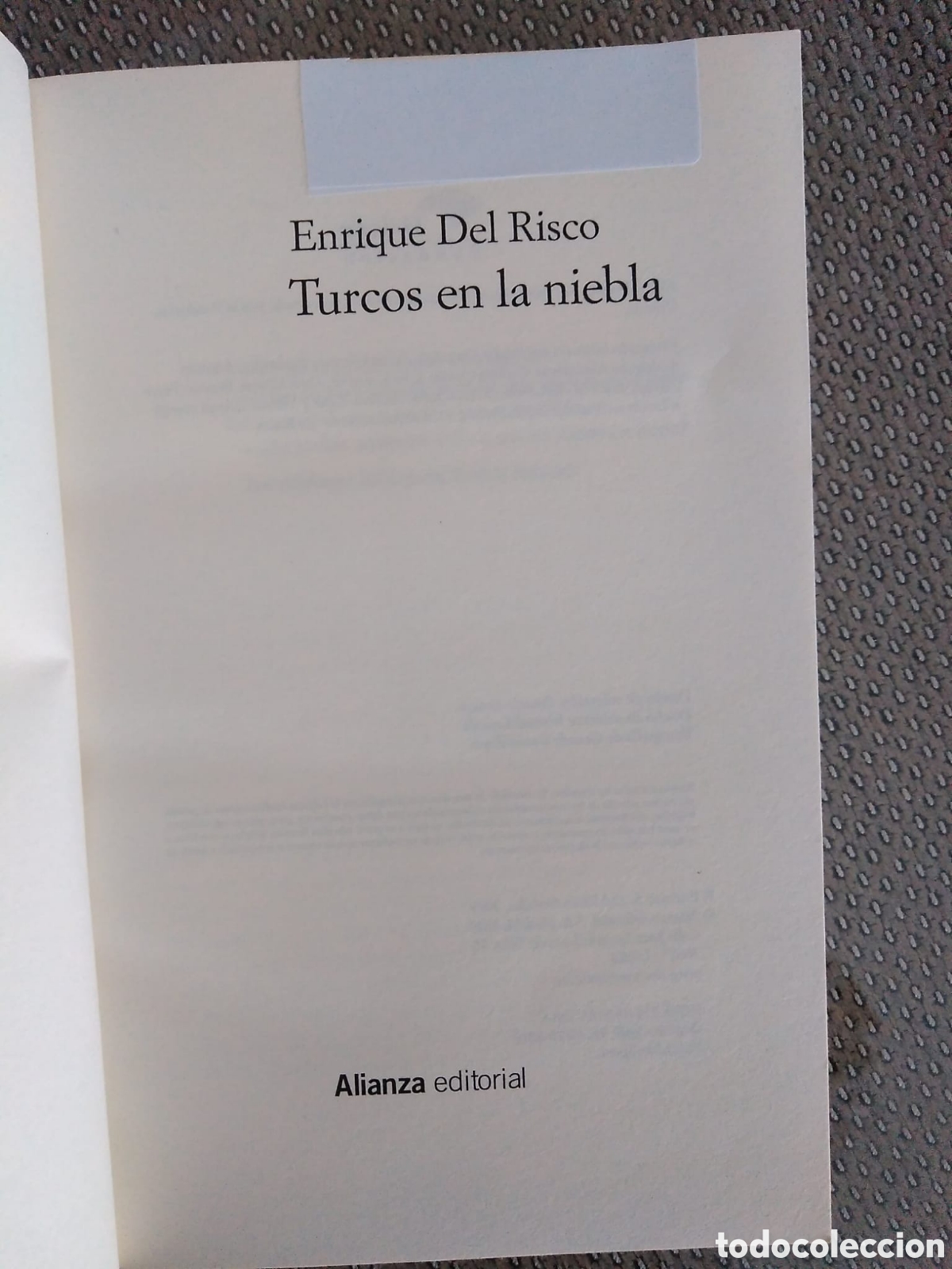 Libros de segunda mano: Enrique del Risco: Turcos en la niebla - Foto 2