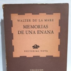 Libros de segunda mano: WALTER DE LA MARE - MEMORIAS DE UNA ENANA - TRADUCCIÓN POR JULIO CORTÁZAR - 1946