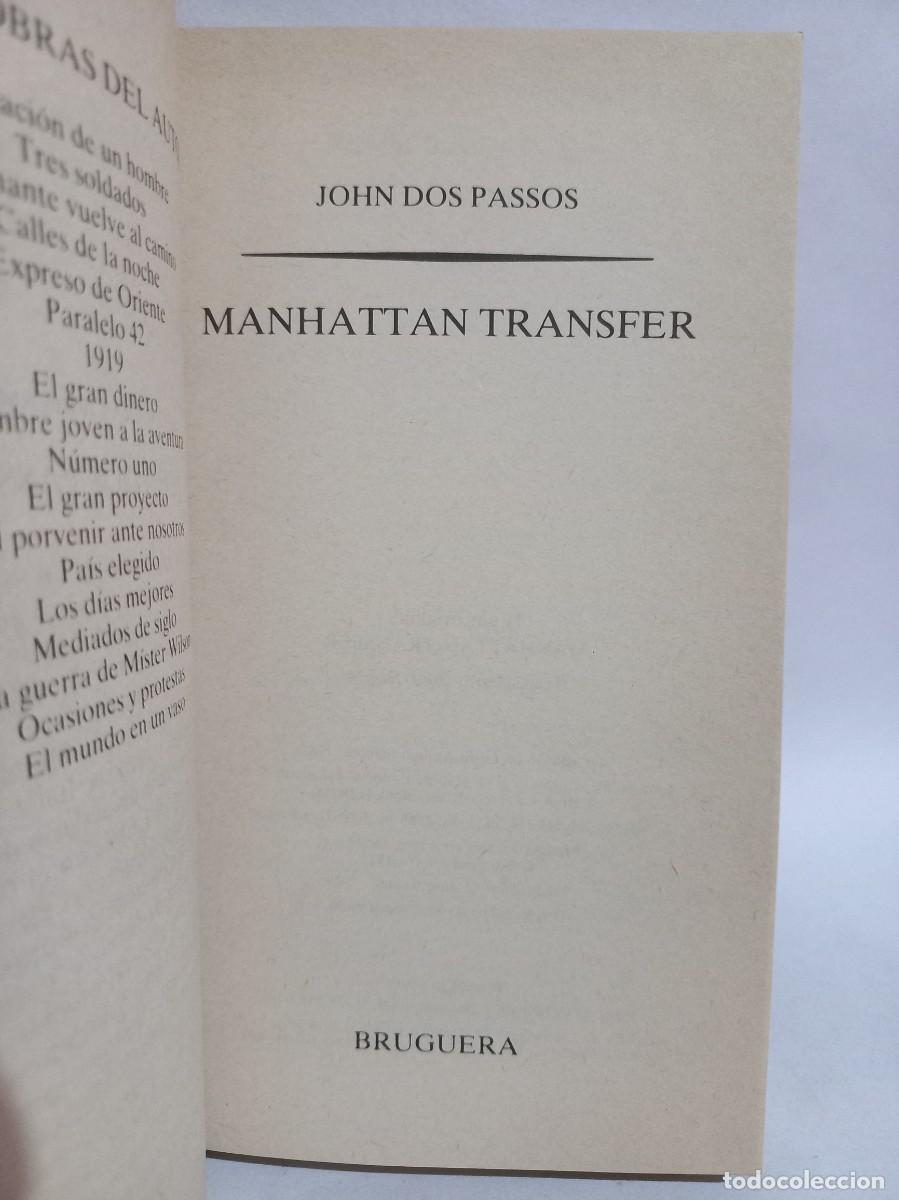 Libros de segunda mano: John Dos Passos - Manhattan Transfer - 1981 - Foto 3