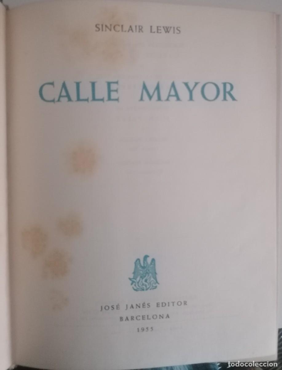 Libros de segunda mano: CALLE MAYOR SINCLAIR LEWIS - Foto 2