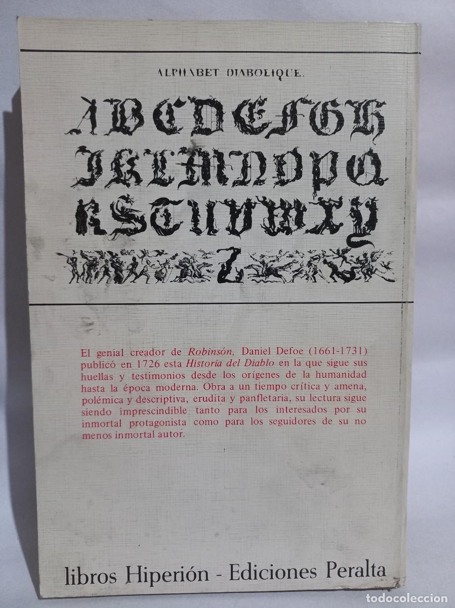 Libros de segunda mano: Daniel Defoe - Historia del Diablo - 1978 - Foto 4