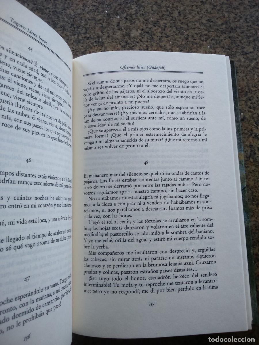 Libros de segunda mano: OBRA SELECTA -- RABINDRANAZ TAGORE -- CIRCULO 1991 -- - Foto 2