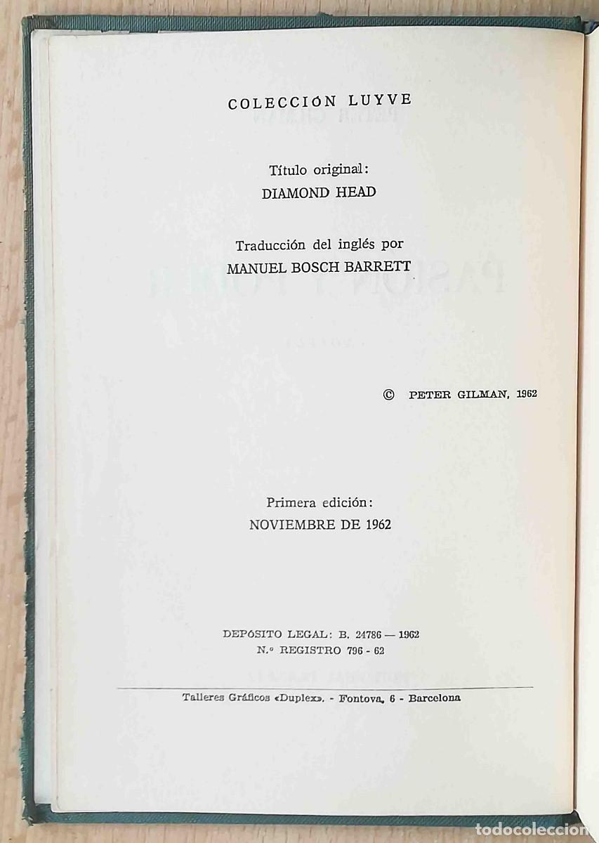 Libros de segunda mano: Pasi&oacute;n y poder (Peter Gilman) Planeta 1962 - Foto 3