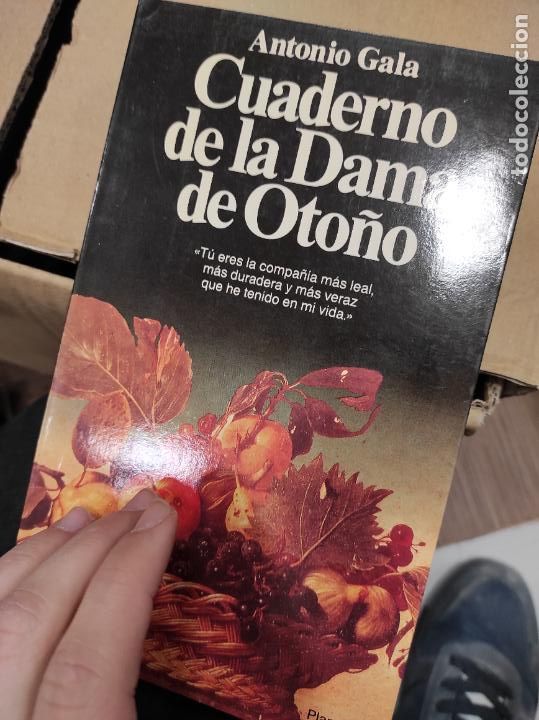 Libros de segunda mano: CUADERNO DE LA DAMA DE OTO&Ntilde;O-ANTONIO GALA-HISTORIA DEL DESAMOR Y LA AMISTAD-1991-1&ordf; EDICION.