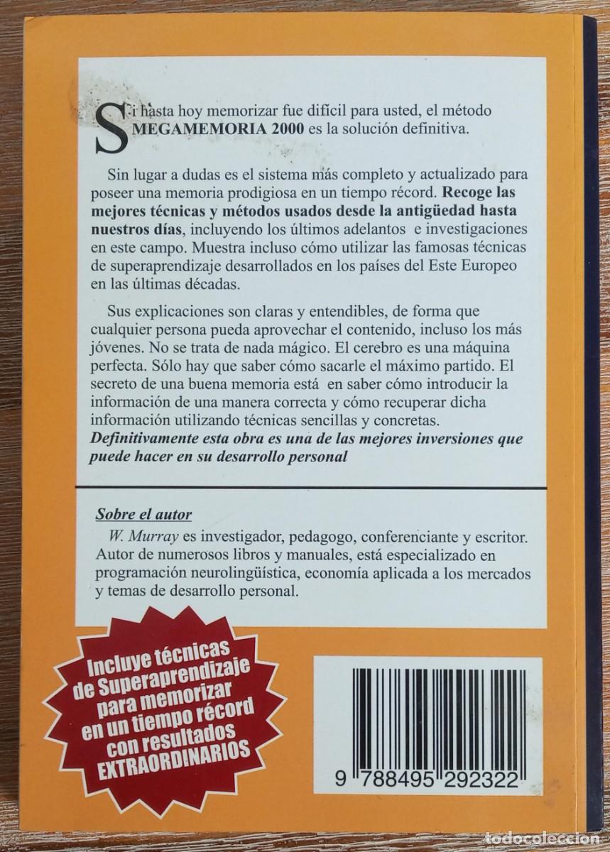 Libros de segunda mano: MEGA MEMORIA 2000 - WALTER MURRAY - Foto 2