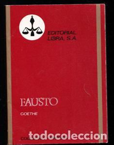Libros de segunda mano: Fausto, Goethe - Foto 1