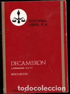 Libros de segunda mano: Decameron (Jornadas 4&ordf; a 7&ordf;). Boccaccio - Foto 1