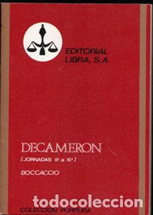 Libros de segunda mano: Decameron (Jornadas 8&ordf; a 10&ordf;) Boccaccio - Foto 1