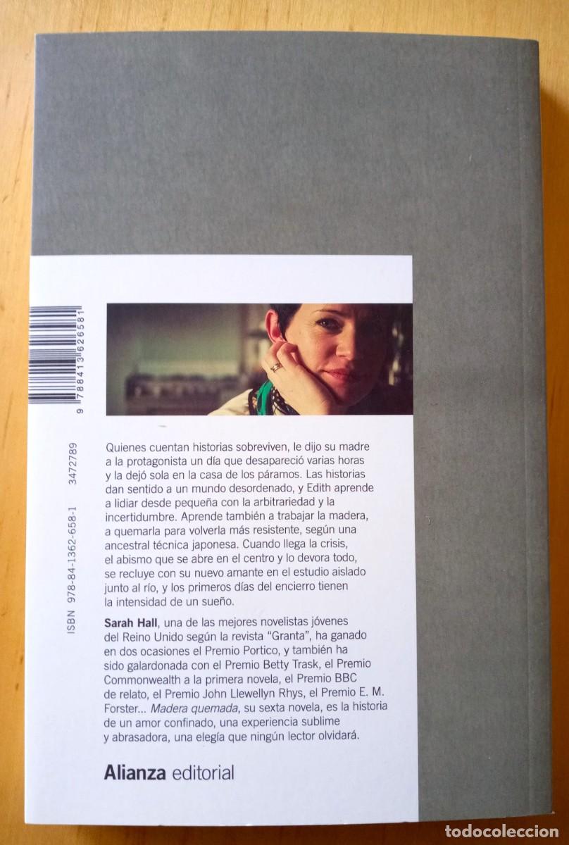 Libros de segunda mano: SARAH HALL MADERA QUEMADA - Foto 2