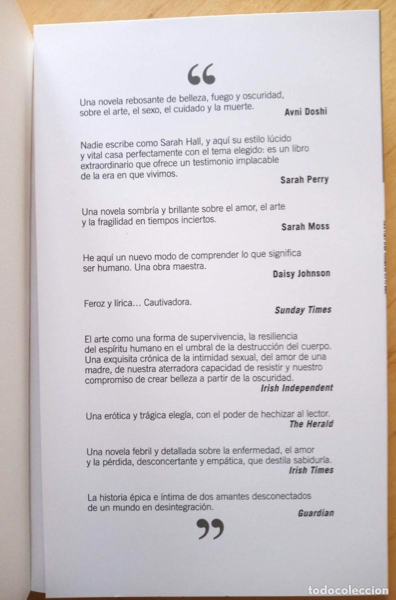 Libros de segunda mano: SARAH HALL MADERA QUEMADA - Foto 3