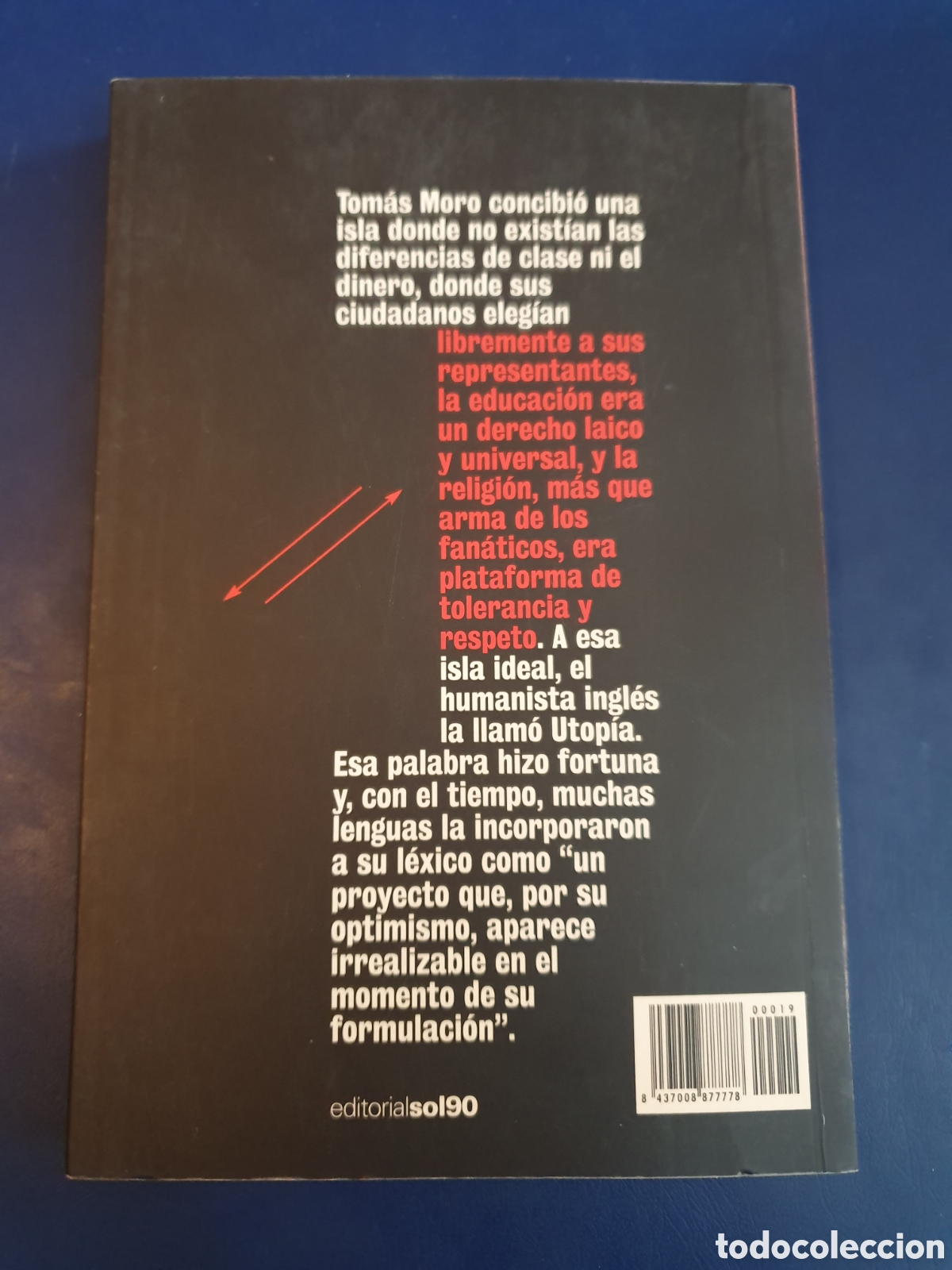 Libros de segunda mano: UTOPIA TOMAS MORO P&Uacute;BLICO - Foto 2