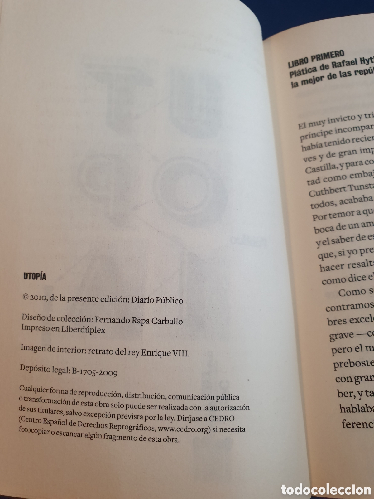 Libros de segunda mano: UTOPIA TOMAS MORO P&Uacute;BLICO - Foto 3