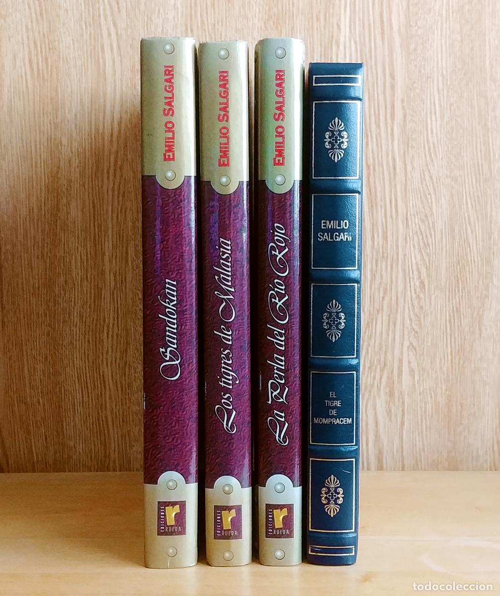 Libros de segunda mano: LOTE 4 LIBROS EMILIO SALGARI - Foto 1