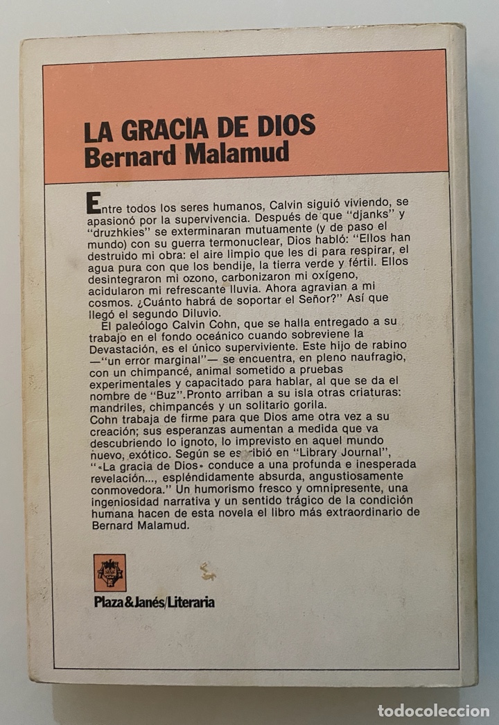 Libros de segunda mano: La gracia de Dios - MALAMUD, Bernard - Foto 2