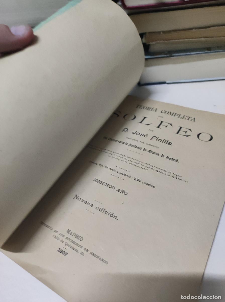 Libros de segunda mano: TEORIA COMPLETA SOLFEO JOSE PINILLA - Foto 4