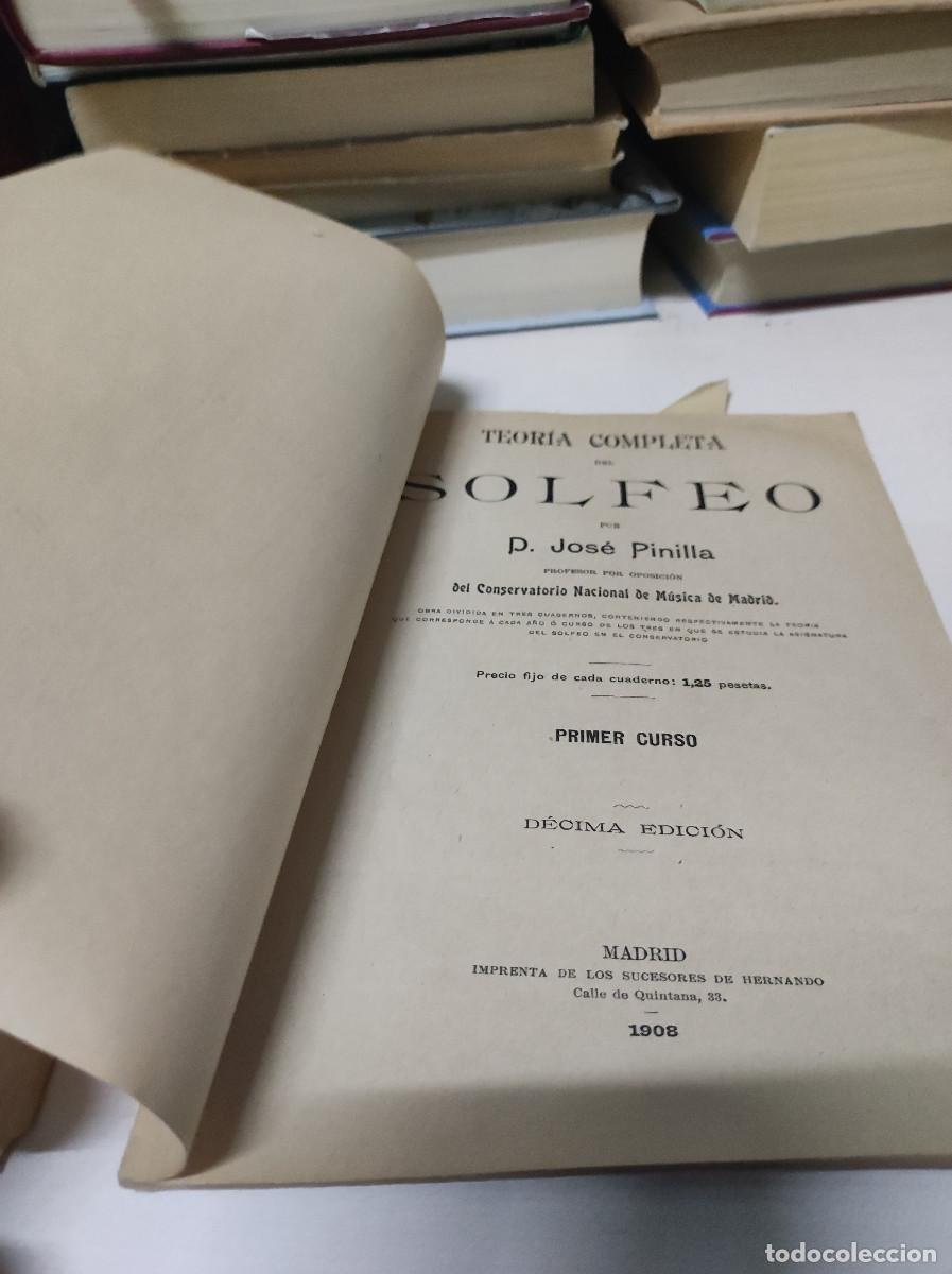Libros de segunda mano: TEORIA COMPLETA SOLFEO JOSE PINILLA - Foto 7