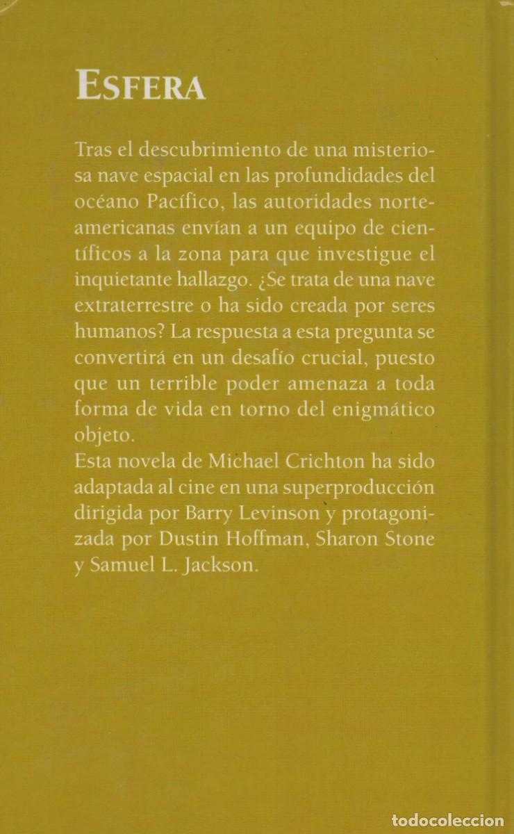 Libros de segunda mano: Michael Crichton, Esfera - Foto 2