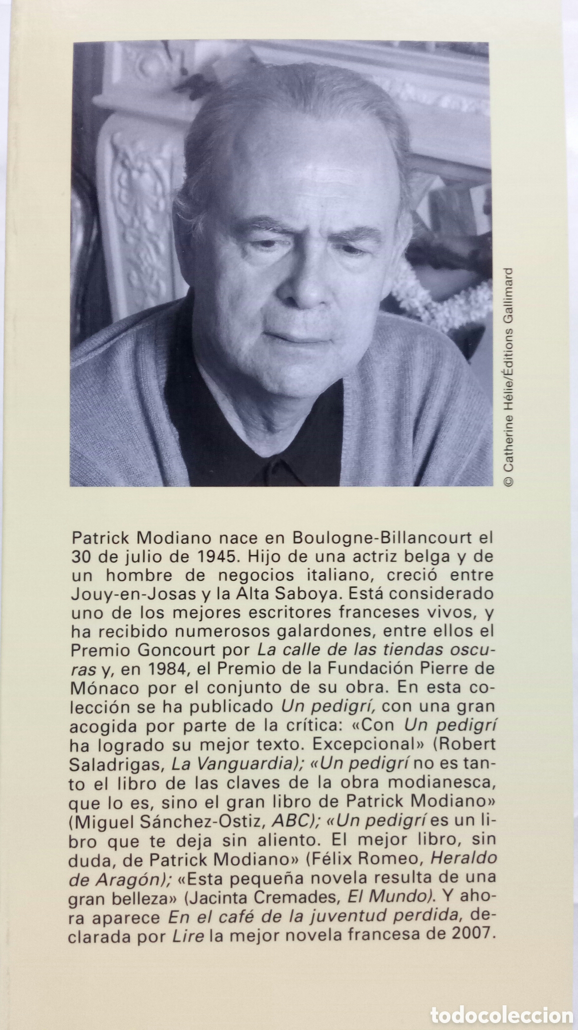 Libros de segunda mano: En el caf&eacute; de la juventud perdida. Patrick Modiano. - Foto 3